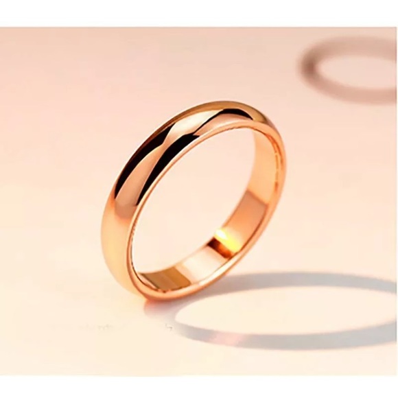 4mm Rose Gold Ring - Picture 2 of 5